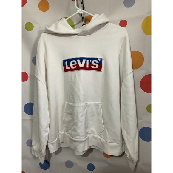 Levi’s Men’s Unisex Sweatshirt Size Medium White - Picture 9 of 13